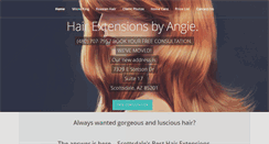 Desktop Screenshot of hairextensionscottsdale.com